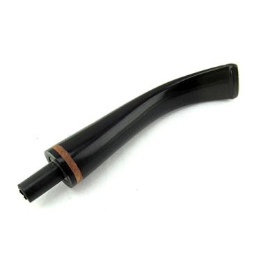 Imagem de OLDFOX Tubo de tabaco substituição Bocal de cônico dobrado preto anel único decorativo...