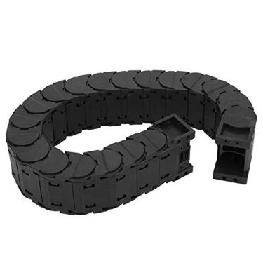 Imagem de Cable Drag Chain Nylon Wire Chains Twist Chains Carrier Full Enclosed Low Noise Series Suitable for Engraving Machine CNC Machine Tool Arm[1m-D30*60]