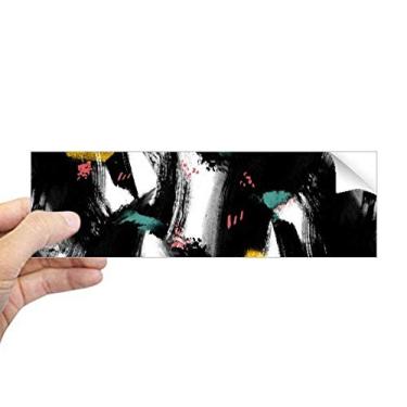 Imagem de DIYthinker Graffiti Art Grain Illustration Pattern Retangular Bumper Adesivo Notebook Janela Decalque