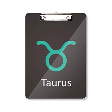 Imagem de Maio de abril Taurus padrão constelação prancheta pasta bloco de escrita placa de apoio A4