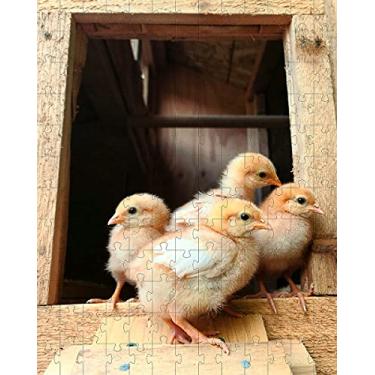 Imagem de 4 Quebra-cabeça cognitivo para idosos Fazendinha 60 peças