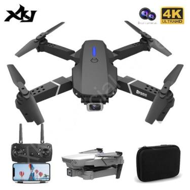 Imagem de Drone E88 Zangão Com Grande Angular Hd 4K Dual Câmera - Fontvirtual