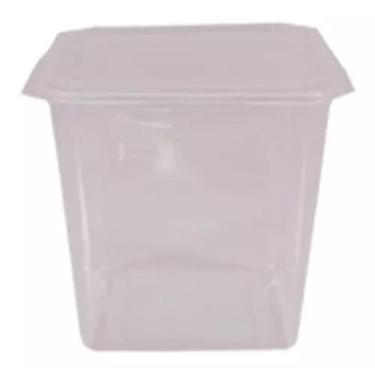 Imagem de Embalagem Marmita Fitnes Quadrado 750 Ml C/20 Und Prafesta