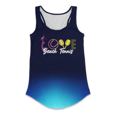 Imagem de Regata Fem Love Beach Tennis Azul