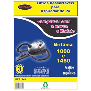 Imagem de Kit Com 6 Sacos Descartáveis Aspirador De Pó Britânia 1000/1450