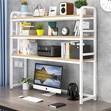 Imagem de Estante De Mesa De 3 Camadas - Rack De Armazenamento De Escritório Organizador De Mesa, Estante De Mesa De 3 Camadas Para Mesa De Computador, Prateleiras De Mesa De Estante Multicamadas Ajustáveis