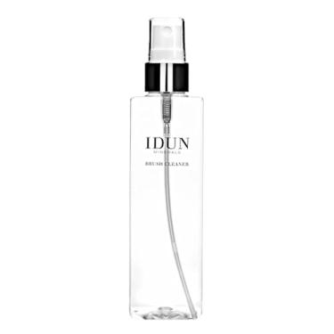 Imagem de Idun Minerals - Limpador de pincéis – Spray de limpeza de secagem rápida – remove a maquiagem de cerdas de pincel – desintoxica ferramentas de beleza – para refrescar ou limpar profundamente – Fácil de usar – 150 ml