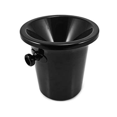 Imagem de True Balde de degustação de vinhos Spittoon com tampa removível, feito de plástico mais leve do que aço inoxidável para coquetéis, uísque e tabaco, comporta 1,8 g