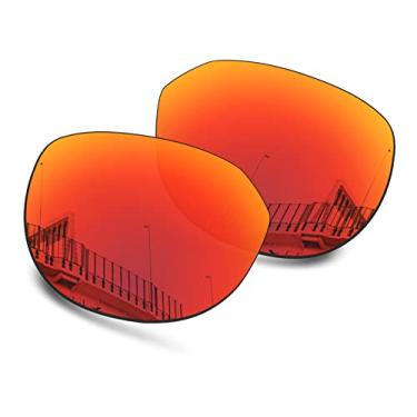 Imagem de Well-aimed Lentes de substituição compatíveis com óculos de sol Oakley Latch Beta | Latch Key M | Latch Key L - vermelho irídio polarizado