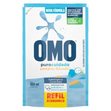 Imagem de OMO Sabão Líquido Puro Cuidado Refil 900Ml