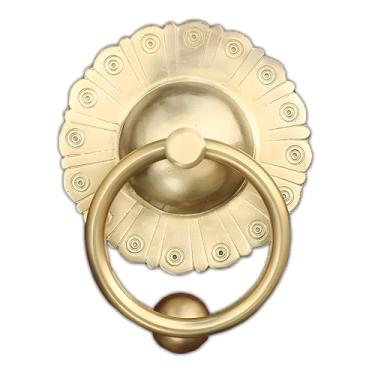 Imagem de Puxador De Anel De Porta Antigo Para Decoração, Puxador De Anel De Porta Gravado À Prova De Intempéries, Para Porta Da Frente(Gold,16.8cm/6.61in)