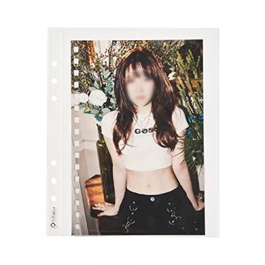 Imagem de hihaba Wide A5 1 bolso (6,5 x 9) 10 folhas, 9 tipos de capas de bolso cristalinas, páginas de refil de álbum de fotos para fichário de 6 anéis