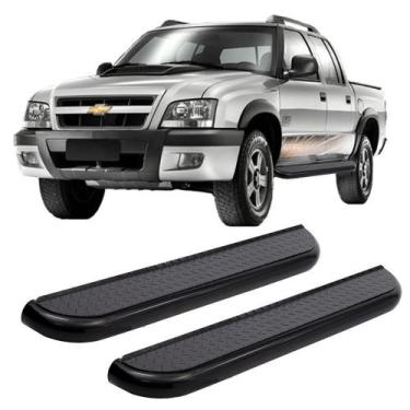 Imagem de Estribo s10 1996 a 2007 2008 2009 2010 2011 preto cab dupla - SOLAR