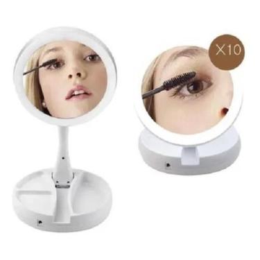 Imagem de Espelho Led 10x Portátil - Ideal para Maquiagem - Mirror