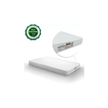 Imagem de Colchão Solteiro 100% Espuma D20 Confort 88x188x12cm Branco - Sensor