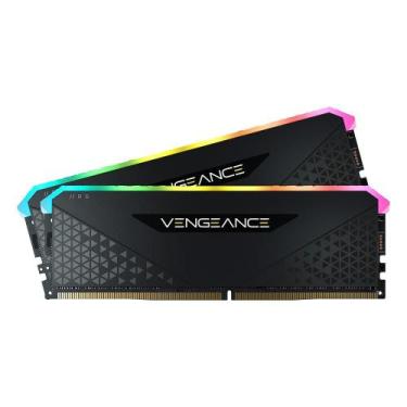 Imagem de Memória RAM Corsair Vengeance RGB RS, 16GB (2x8GB), 3600MHz, DDR4, CL1
