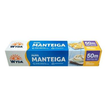 Imagem de Kit 4 Rolos Papel Manteiga Wyda Forno Assargrelhar 50x29 , Papel Mante