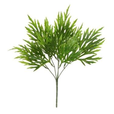 Imagem de FOLHAGEM CHIFRE DE VEADO PLASTICO X15 VERDE 37cm - Flor Arte