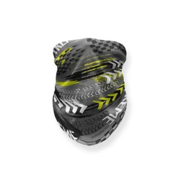 Imagem de Bandana Masculina Extreme Tubular Ciclismo/Pedal/Moto Cinza - Novadeco