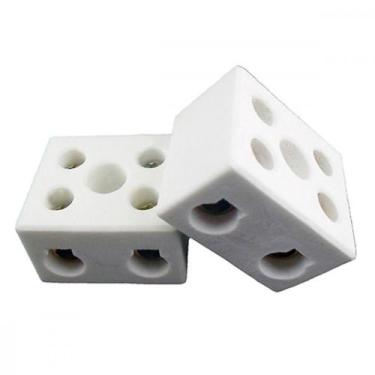 Imagem de Conector Interneed Porcelana 16Mm Bif - Kit C/10 Unidades