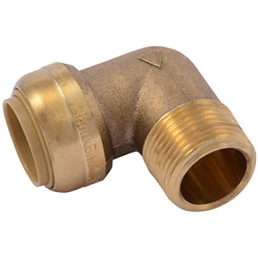 Imagem de Sharkbite Cash Acme U286LFA Sb X Mnpt 90Deg Elb, 3/4" x 3/4"