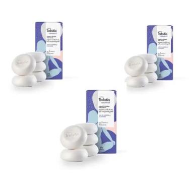 Imagem de Kit 3 Natura Tododia Todanoite sabonete Chá de Camomila e Lavanda Sens