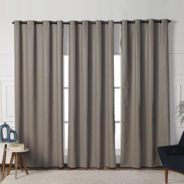 Imagem de Cortina 4 Metros Blackout De PVC Blecaute Sala Quarto 4,20x2,40 - Feff