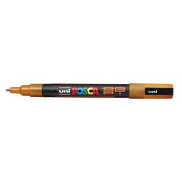 Imagem de PC-3ML Posca Laranja Glitter 0.9 a 1.3mm Ponta Redonda - Uni - Uni-bal