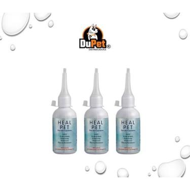 Imagem de HEAL PET - Óleo De Melaleuca e Girassol Frasco 60 ml - Com 3 Unid.