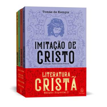 Imagem de 4 Livros Físicos Literatura Cristã I Tomás de Kempis, Agostinho, John 