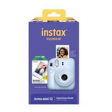 Imagem de Fujifilm Câmera instantânea Instax Mini 12 com filme bônus, 20 folhas - azul (azul)