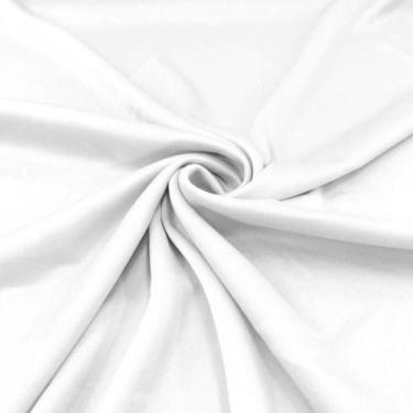 Imagem de tecido helanca malha gel 3 metros Branco - retalho e cia