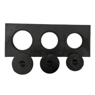 Imagem de Chapa De Fogão A Lenha Mineira 3 Furos Com Tampa De Ferro - Fundição L