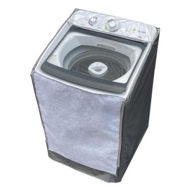 Imagem de Capa Maquina De Lavar Consul 11kg Cwh11ab Ziper Transparente Cinza - V