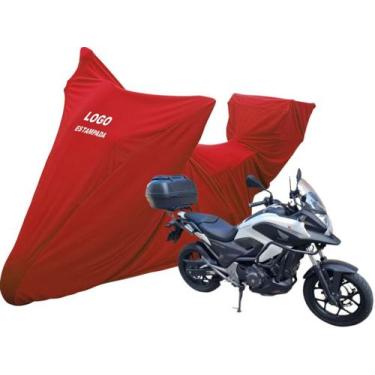 Imagem de Capa Cobrir Moto Honda Nc 700 750 X Espaço Bau Central - Mz, Vermelha