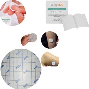 Imagem de Kit 20 Protetor Impermeável Sensor Libre + 20 Swabs Limpar Pele Inclus