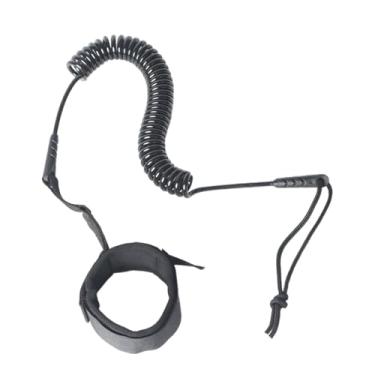 Imagem de Dynwave Prancha de surfe Leash Leg Foot Rope Strap Stand Leash Supplies para entusiastas iniciantes Caiaque, Preto