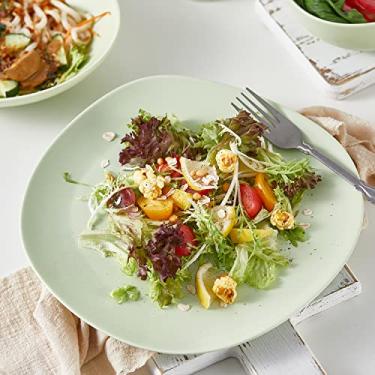 Imagem de Stone lain Conjunto de pratos Delilah com 6 peças, porcelana, verde limão