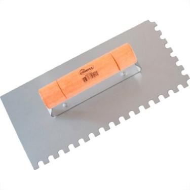Imagem de Desempenadeira Aco Compel Dentada 14,5 X 38,5Cm - PINCEIS COMPEL