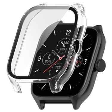 Imagem de Case Bumper Nsmart compatível com Huami Amazfit GTS 4 mini - Nandos-Store (GTS 4 mini A2176, Transparente)