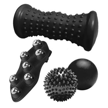 Imagem de Conjunto de Massagem EDX 4 Peças com Luva Massageadora Portátil