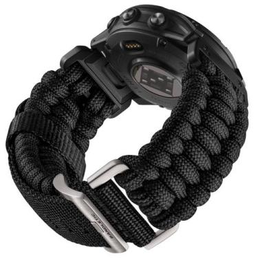 Imagem de Pulseira Bandletic R-Nylon Survival Paracord 22mm para Garmin Instinct