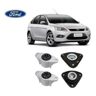 Imagem de Kit Coxim Amortecedor Dianteiro Traseiro Ford Focus 2010 2011 2012