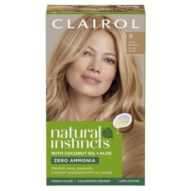 Imagem de Tintura de cabelo Clairol Natural Instincts Demi-Permanent 9 Loiro Claro