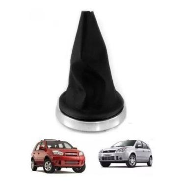 Imagem de Coifa Câmbio Preta Ecosport Fiesta 2003 2004 2005 2006 2007 2008 2009 