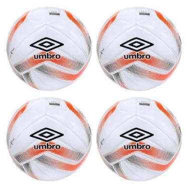 Imagem de Kit 4 Bolas De Futsal Umbro Sala V Pro LNF, Branco, 4