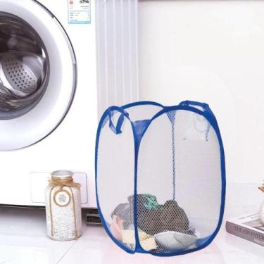 Imagem de Cesto de Roupas Suja Organizador Multiuso Tamanho Pequeno - Top Útil, 