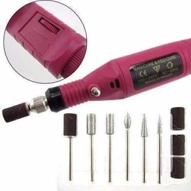 Imagem de Lixadeira Unha Lixa Elétrica Profissional Bloco Motor Bivolt - alfasho