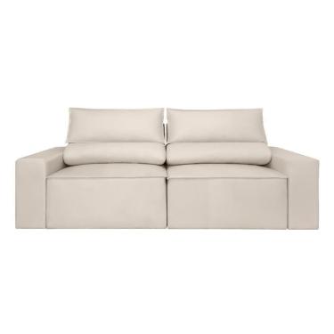 Imagem de Sofá Retrátil-reclinável 1,50m Confortável Balaqui Decor Bege