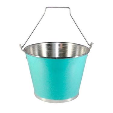 Imagem de Balde Gelo Cerveja C/ Alça Alumínio Profissional Verde 9l